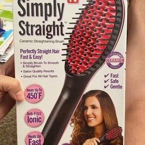 Simply straight brush straightener